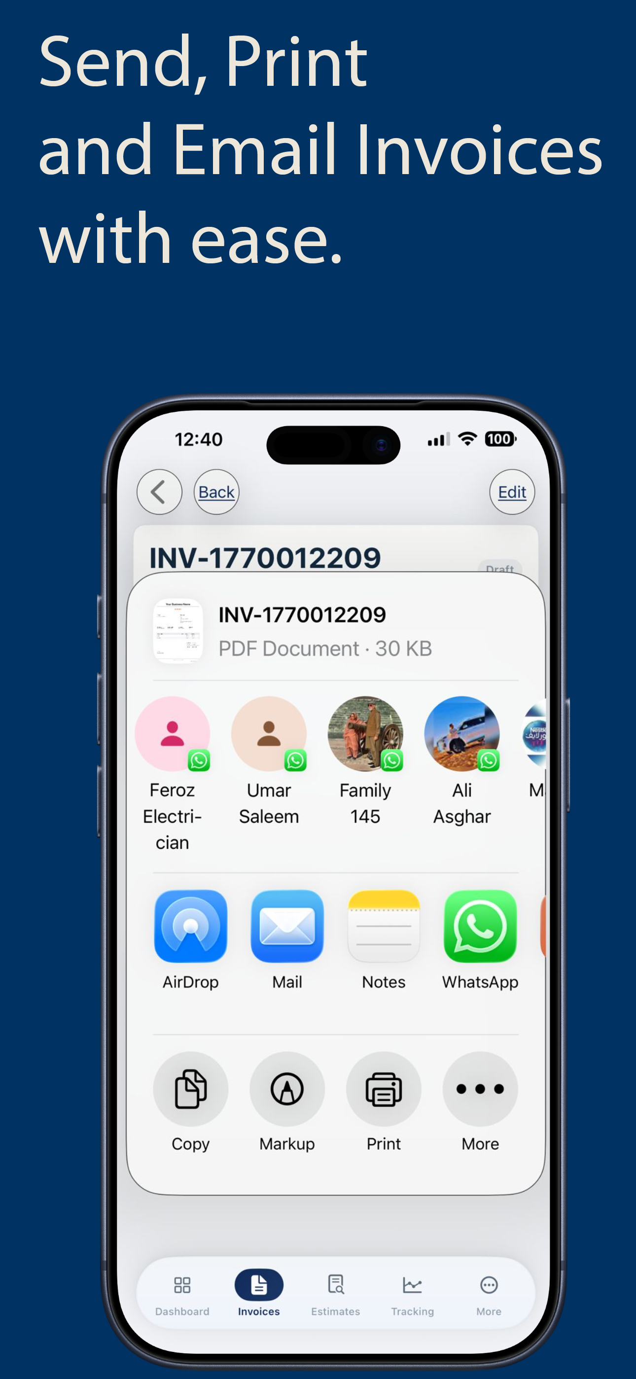 Invoice Generator: Invoicious screenshot 5