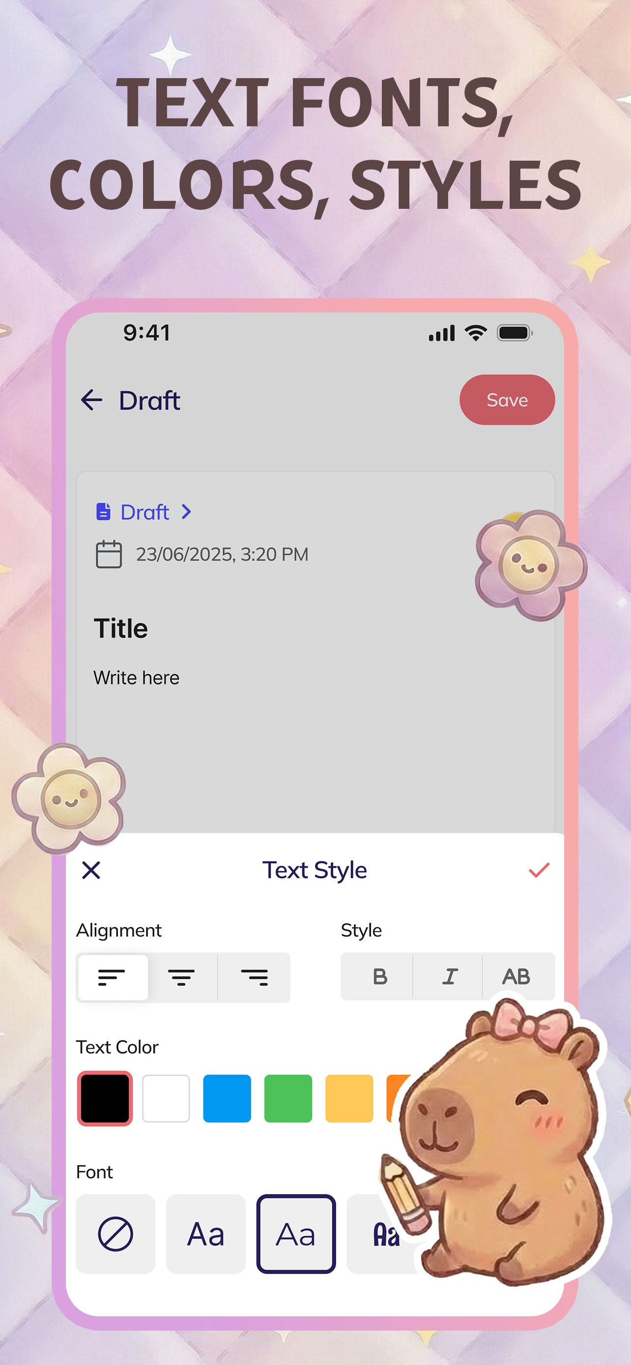 Diary with Password: Calendar