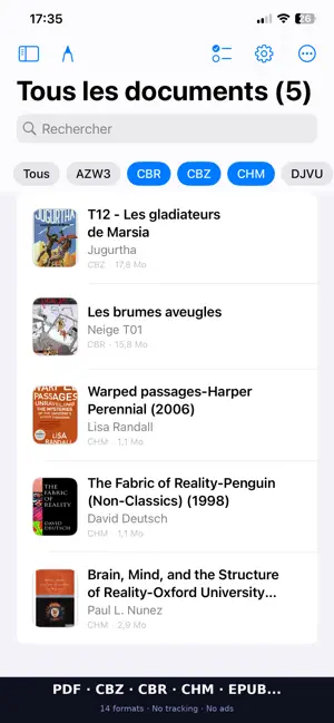 UniReader: Multi-Format Reader screenshot 1