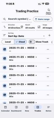 Trading Record Stats screenshot