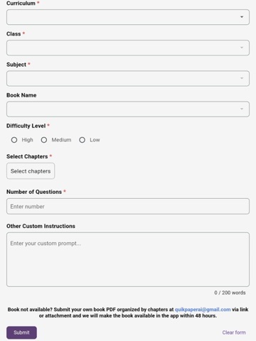 QuikPaper AI iPad screenshot