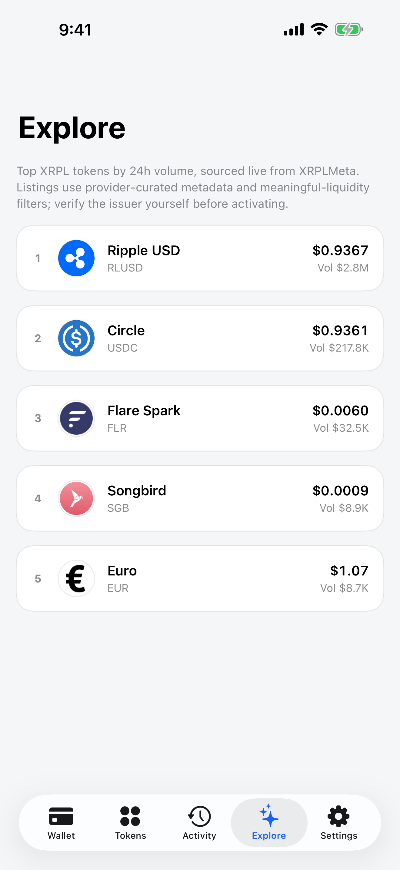 VaultXRP Wallet screenshot 6
