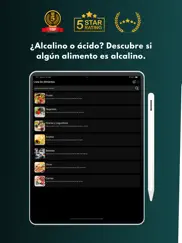 alimentos de dieta alcalina ipad capturas de pantalla 2