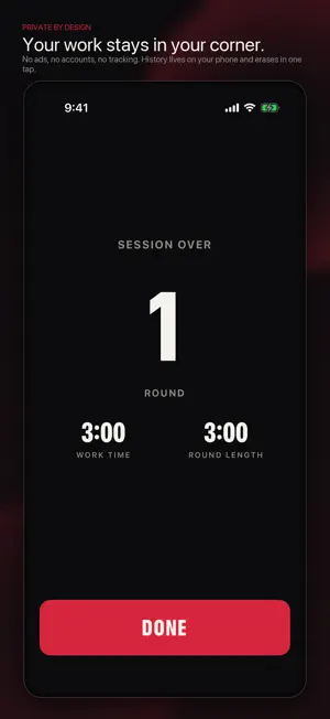 Corner: Boxing Timer screenshot 4