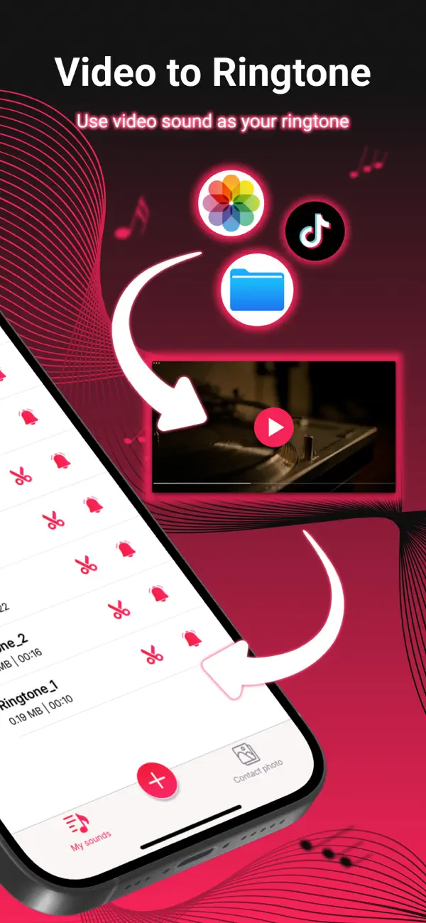 Screenshot #2 pour Clip Ringtones