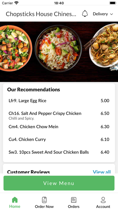 Chopsticks House Takeaway Screenshot
