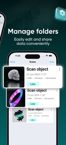3D Scanner: Scan & Model iPhone screenshot