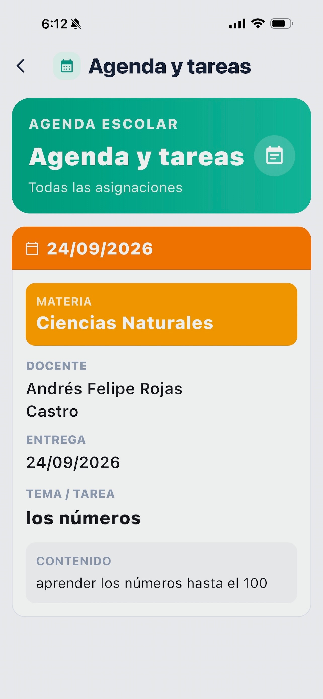 Screenshot 4 of Savia Escolar