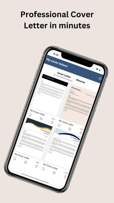 Cover Letter Creator: CV maker Screenshot