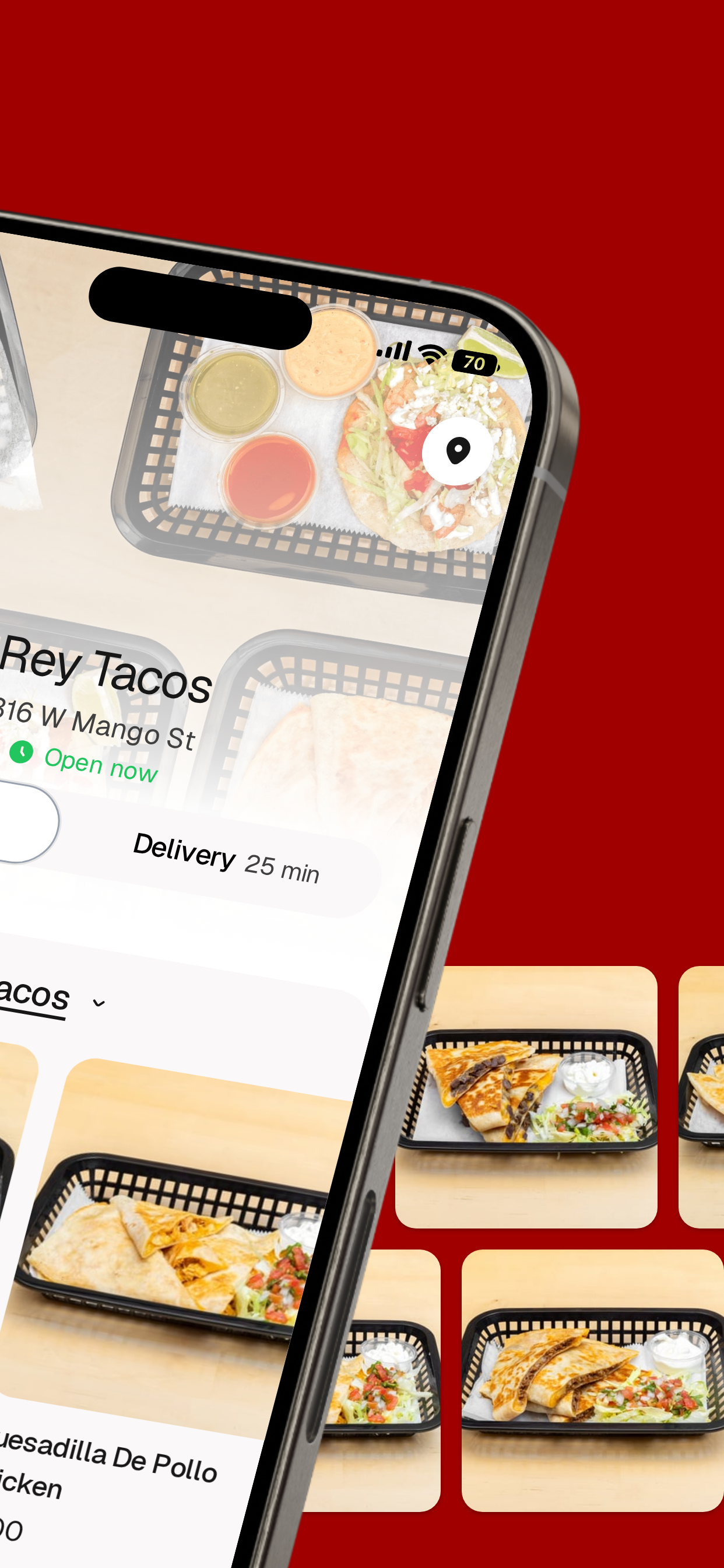 Rey Tacos To Go screenshot 2