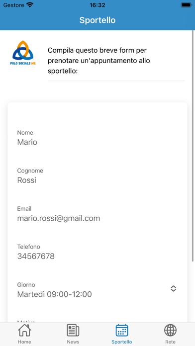 Polo Sociale Integrato Screenshot