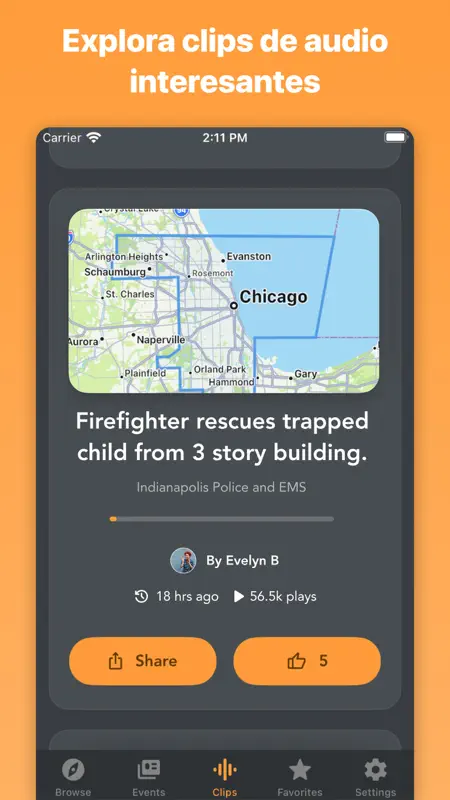 Police Scanner Radio & Fire screenshot 2 of 7