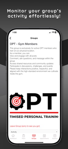Optimised Personal Training screenshot