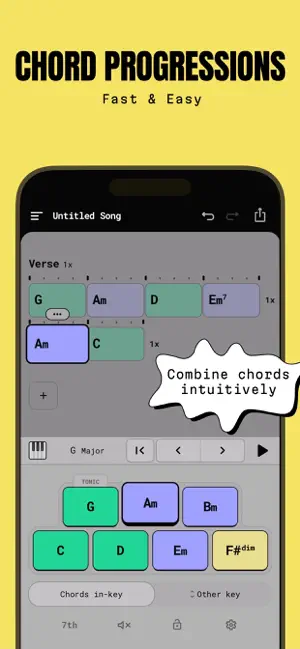 ChordButter: Easy Songwriting iPhone screenshot 3