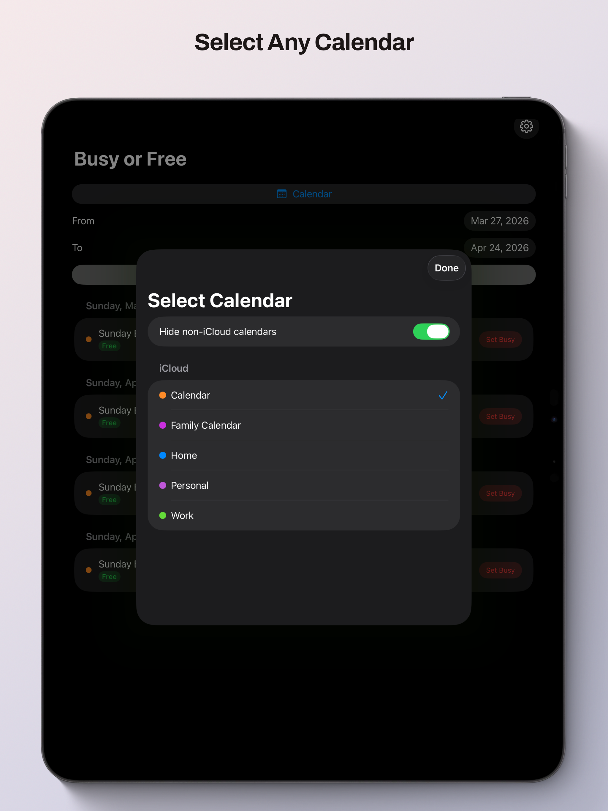 Busy or Free screenshot 6