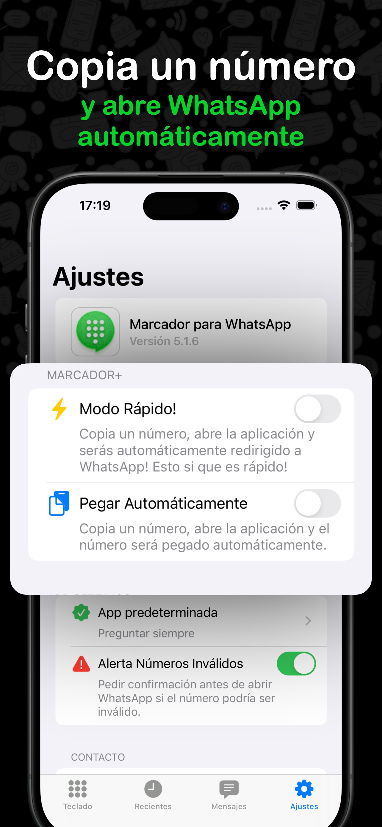 Marcador para WhatsApp - Quick