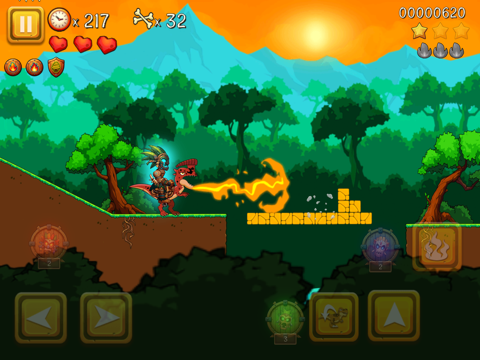 Super Tribe Boy: Dino Run iPad screenshot 5 - Games app