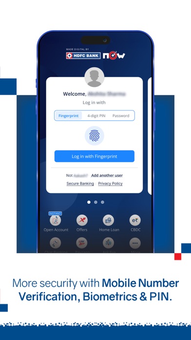 HDFC Bank MobileBanking Screenshot