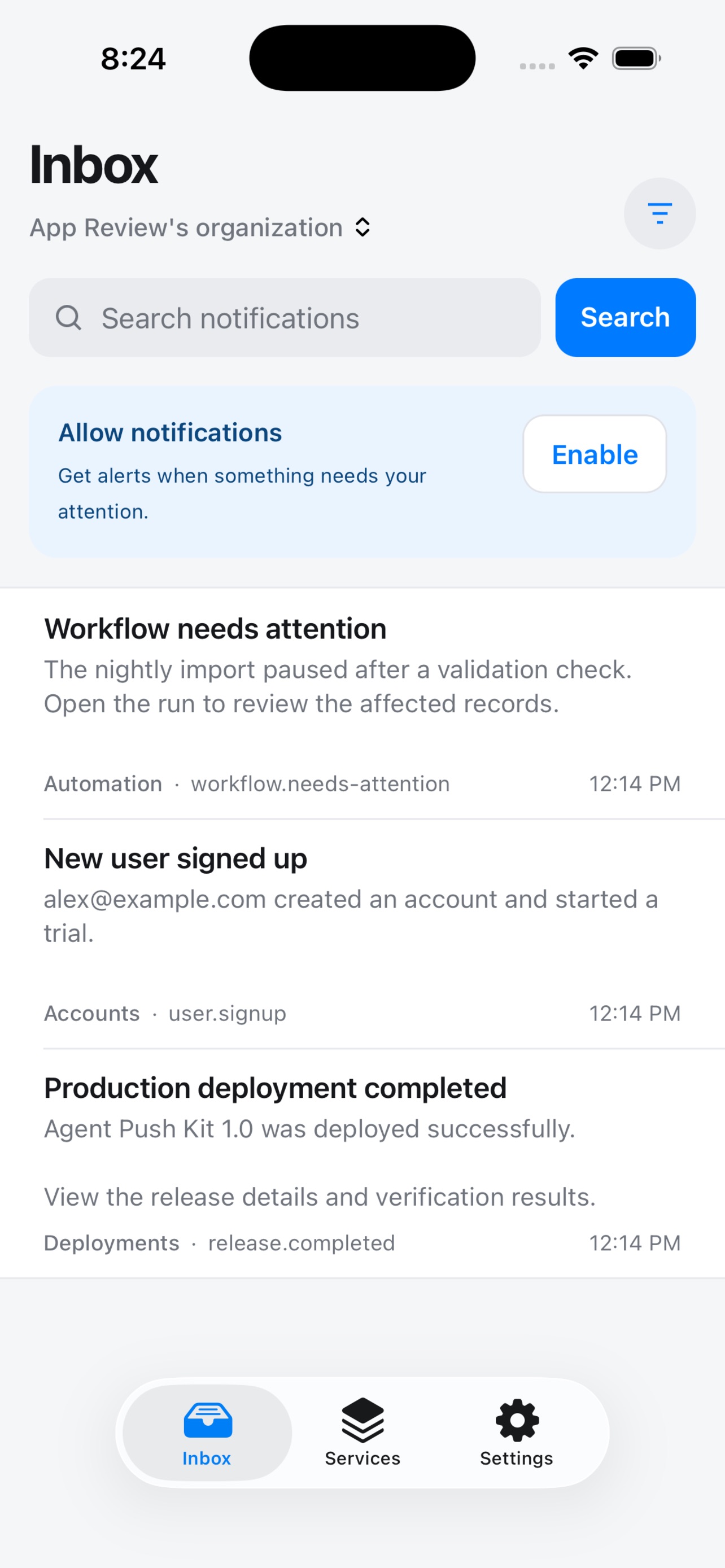 Screenshot 2 of Agent Push Kit