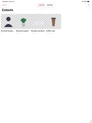 Cutout - Subject Cutout iPad screenshot