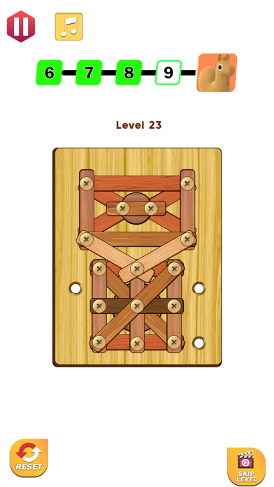 Wood Nuts & Bolts Puzzle 3D Screenshot