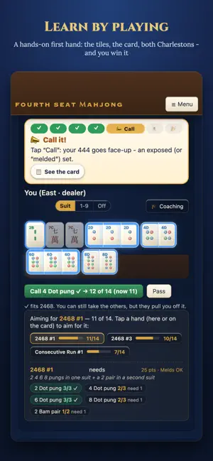 American Mahjong: Fourth Seat screenshot 2