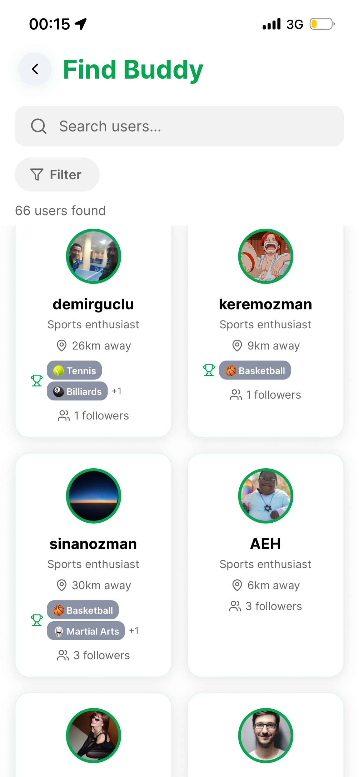 Sporsal: Find Sports Buddies screenshot 6
