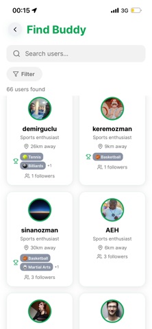 Sporsal: Find Sports Buddies screenshot