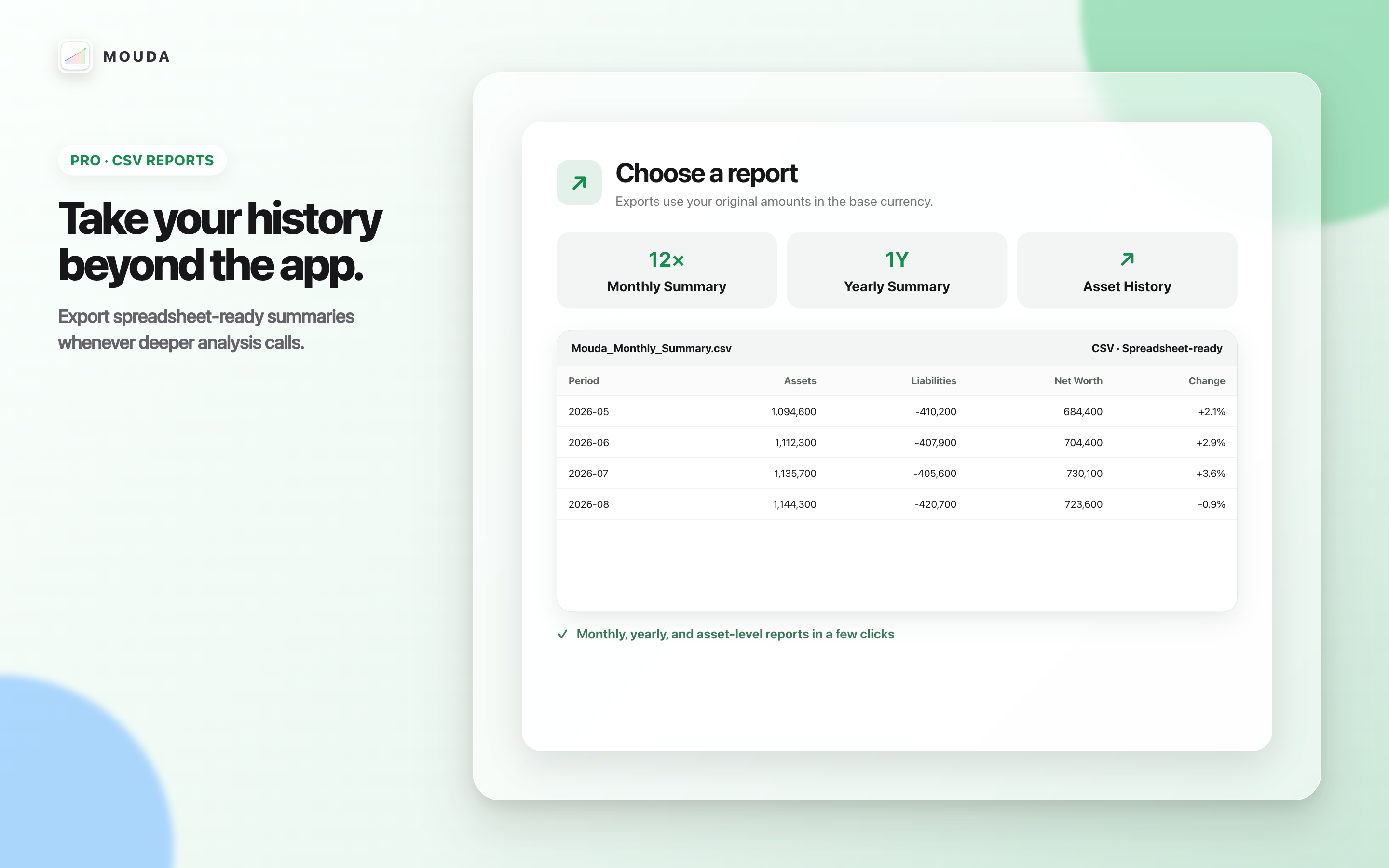 Mouda — Net Worth Tracker screenshot 19