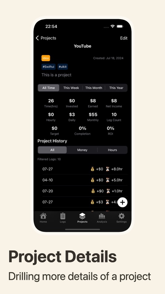 #4. SideProject - Track & Analyze (iOS) Tekijänä: 巧萍 陈