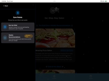 Salem Food Digest iPad screenshot