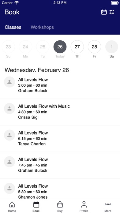 My Indigo Yoga Screenshot