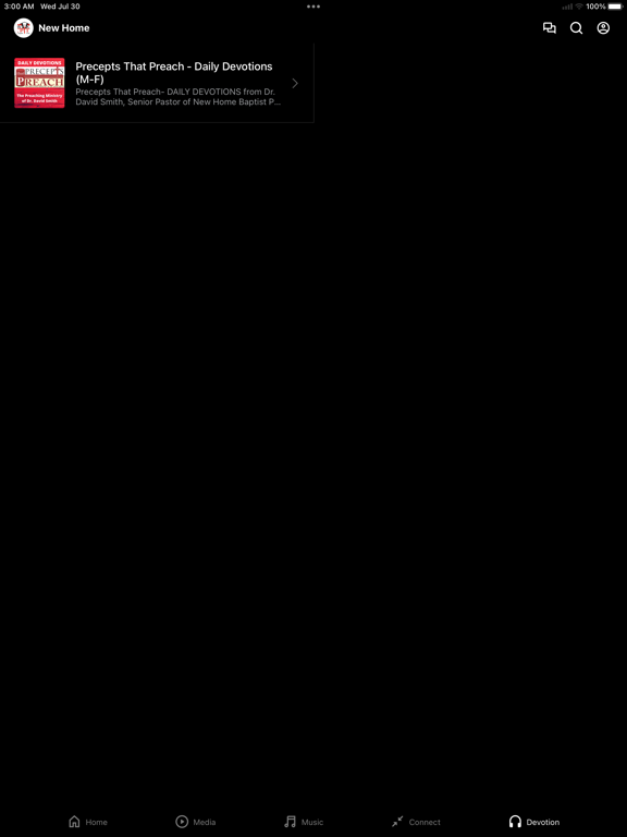 New Home Baptist Pisgah, AL iPad screenshot 5 - Lifestyle app