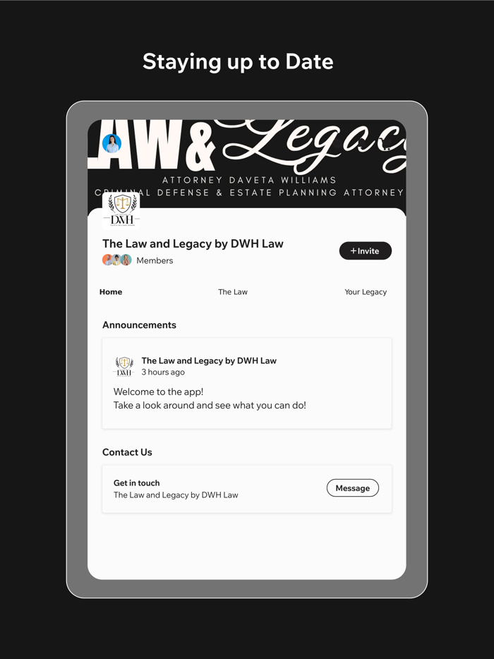 The Law and Legacy by DWH Law
