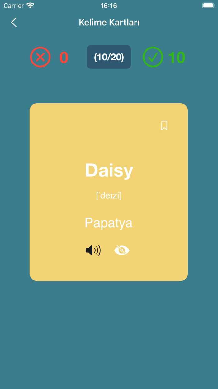 YDS Kelime Kartları