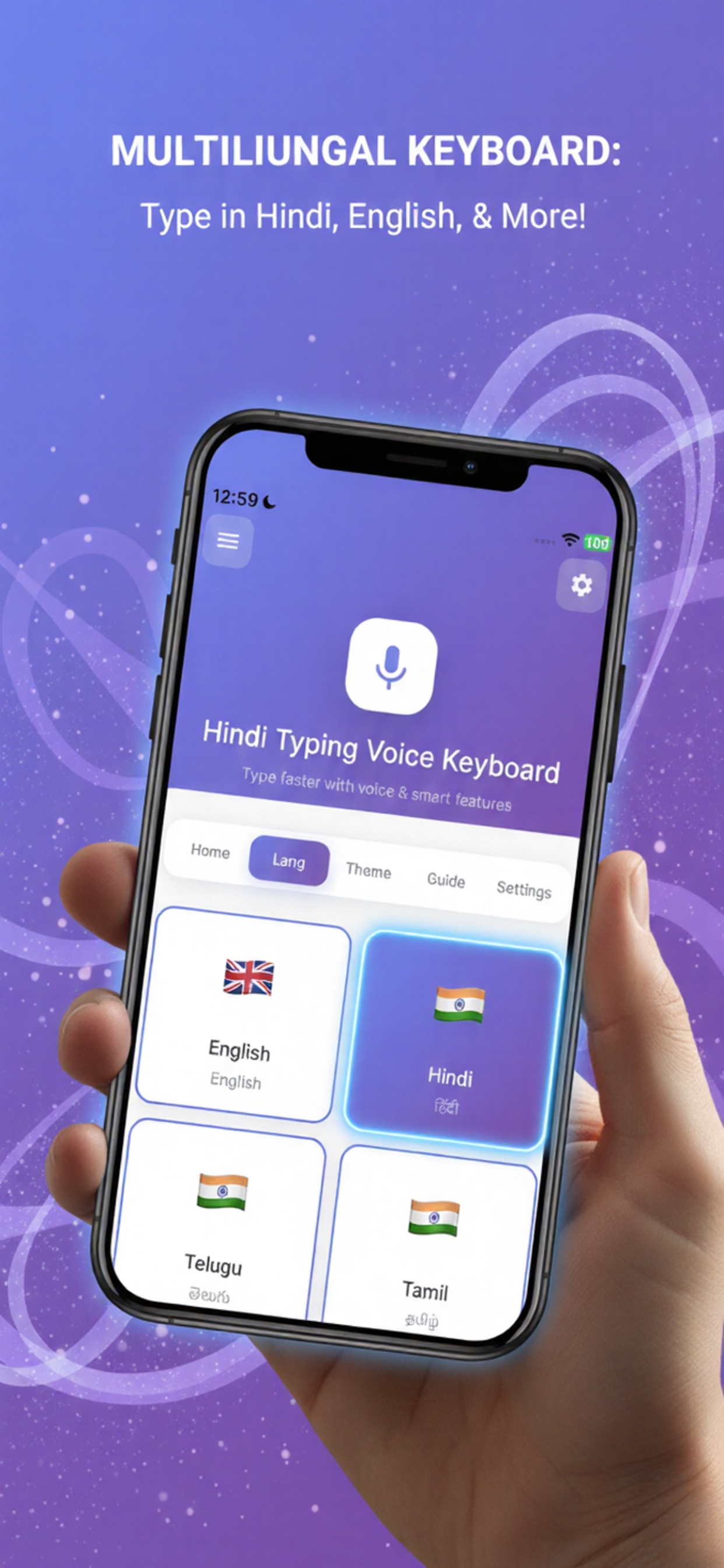 Hindi Voice Typing Keyboard screenshot 2