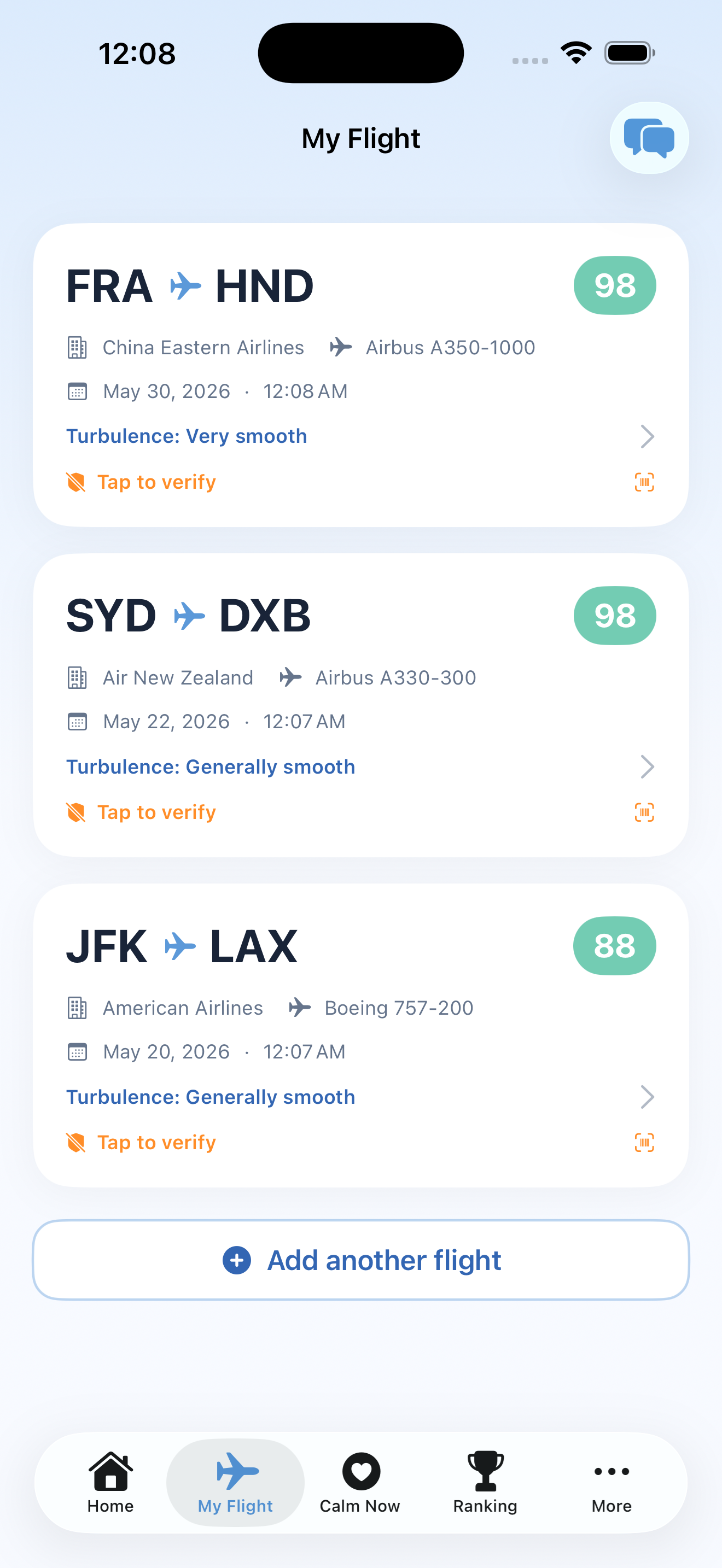 CalmFlights screenshot 6
