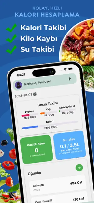 My Calories: Kalori Hesaplama screenshot 1