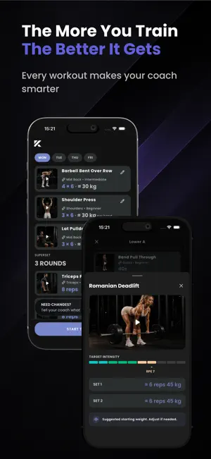 KALIOS | Gym Workout Planner screenshot 3