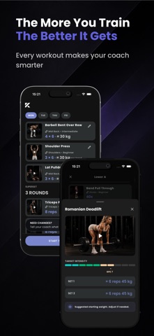 KALIOS | Gym Workout Planner screenshot