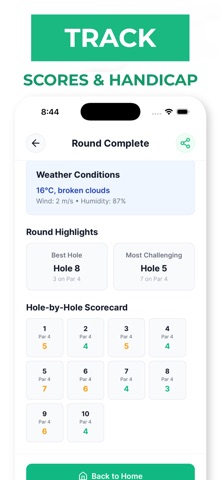 Golf Score: GPS Scorecard screenshot