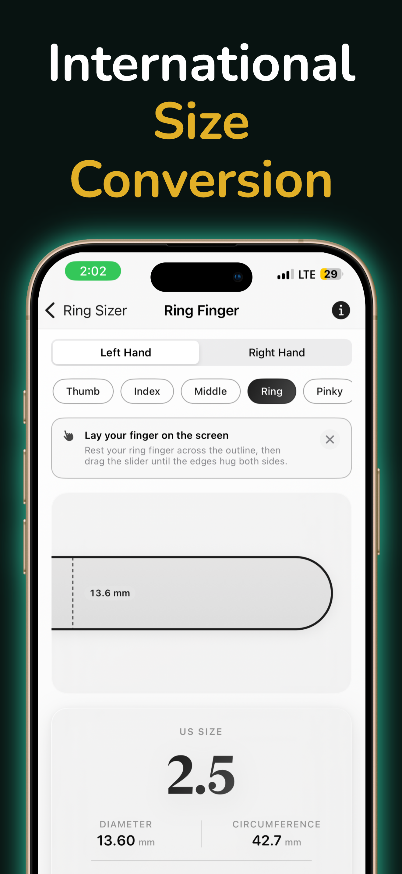 Ring Sizer – Measure Ring Size screenshot 4