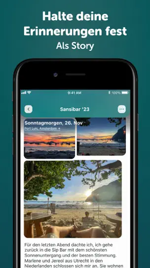 Screenshot von Journi Blog: Reisetagebuch auf dem iPhone 4