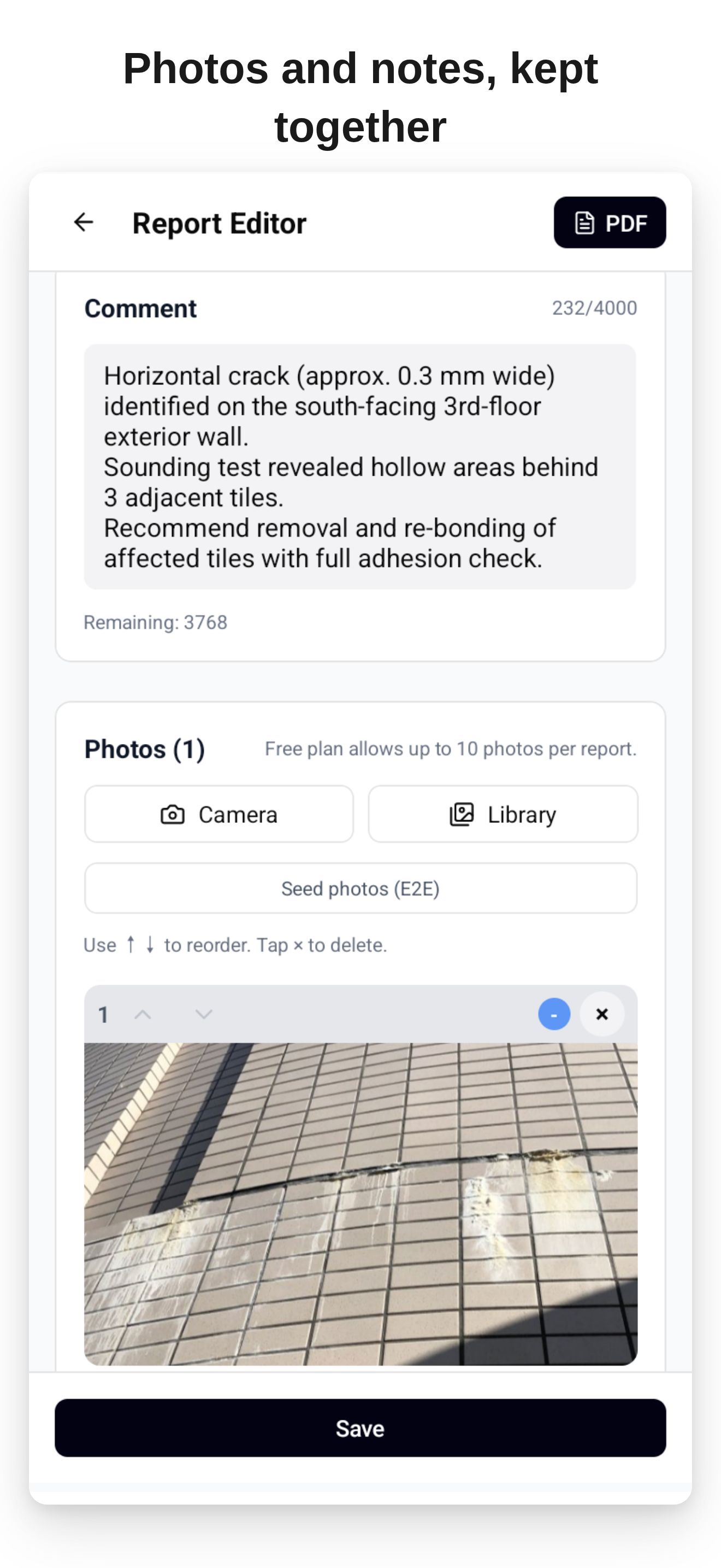 Repolog: Photo Site Reports screenshot 3