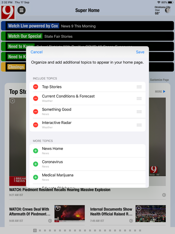 App screenshot
