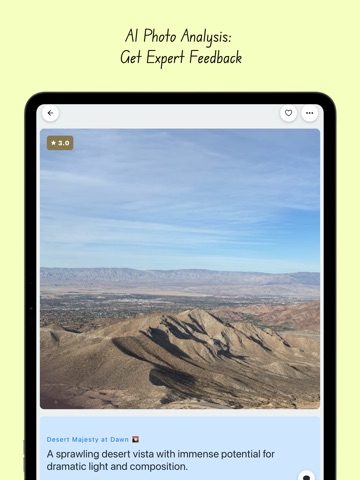 FooCam - AI Photo Coach iPad screenshot