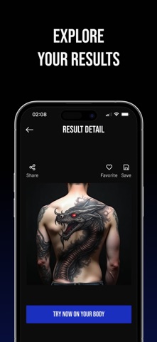 Tattoo Maker: AI Tattoo Design Screenshot 2 of 6