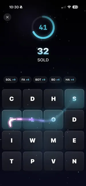 WordPop: Swipe & Spell screenshot 2