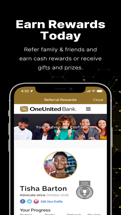 OneUnited Bank Mobile Banking Screenshot
