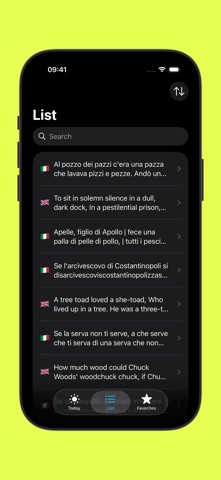 Scioglilingua del giorno のスクリーンショット